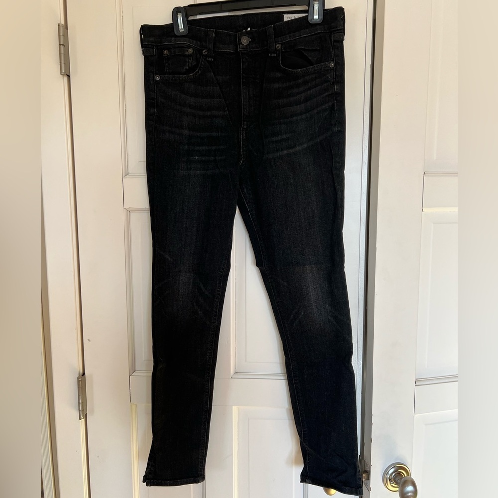 Rag & Bone high rise ankle skinny